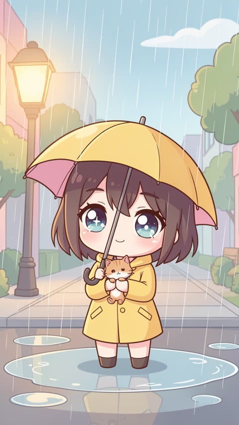 Kids tales · Chibi · The kitten that came back