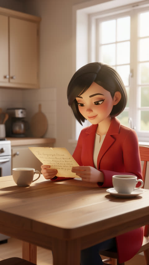 AI faceless Short frame, style: 3D animation