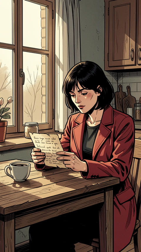 AI faceless Short frame, style: Comic
